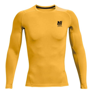 Lightweight Gym Training Compression <b>Base</b> <b>Layer</b> Athletic Performance Wear Active Fitness X Long Sleeves Compression Shirt - Product Image 1
