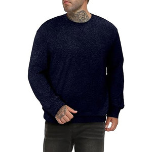 Mens Stretch Athletic Sweatshirt Long Sleeve Comfy Breathable Top for Men Casual Comfortable Cotton <b>Blend</b> Pullover Premium - Product Image 3