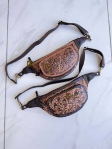 Bolso de Hombro de Cuero Genuino, Hecho a Mano, Moderno, para Viajes, Fácil de Llevar, Unisex, Elegante, con Cinturón para Dinero - Product Image 4