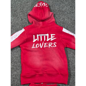 Chándal Deportivo Personalizado para Hombre, Cómodo, Informal, Sólido, con Logotipo Personalizado y Lavado Pingment, OEM ODM - Product Image 3