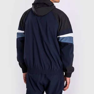 Conjunto deportivo personalizado para hombre, chaqueta cortavientos de nailon y pantalones deportivos con cremallera, chándal cortavientos para hombre - Product Image 6