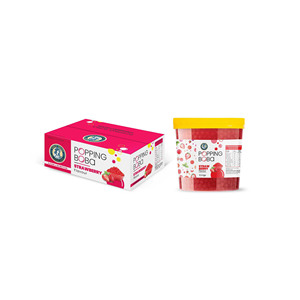 <b>Bubble</b> <b>Tea</b> Popping Boba Balls Lychee Flavour Tapioca Pearls Syrup Halal Certified Fruit Juice - Product Image 6