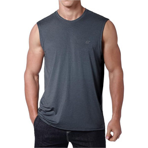 OEM Custom Design Men's Gym Stringer Tank Top Plus Size Canton Fitness <b>Running</b> <b>Singlet</b> Casual Print Jersey for Winter Sports - Product Image 4