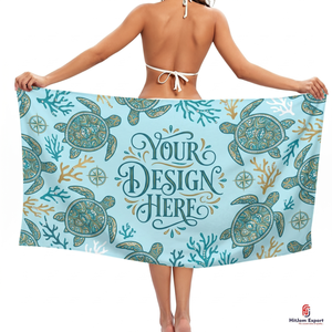 Pareo Hawaiano Personalizado con Estampado Polinesio, Ligero, para Playa, Ropa de Resort Tropical, Fabricante de Ropa OEM ODM - Product Image 1