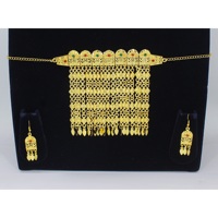 Conjuntos de joyas de oro de Dubái especiales de Ramadán, collar nupcial, conjunto de joyería India Martasha, pulsera, pendientes, collar, conjuntos de anillos