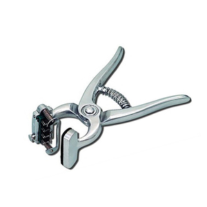 Pinza para tatuajes de orejas de calidad premium, de aluminio fundido a presión, equipo veterinario para la identificación de mascotas y animales de granja de Tegra - Product Image 4