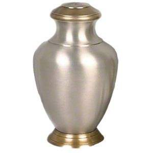 Handcrafted Metal Cremation Urn for Human Ashes Adult <b>Large</b> Funeral Urns Decorative Memorial Vases Bronze Finish Burial Urn - Product Image 6