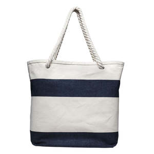 Sac fourre-tout en toile écologique personnalisable, sac de courses réutilisable en coton avec logo pour l'été ou l'hiver - Product Image 1