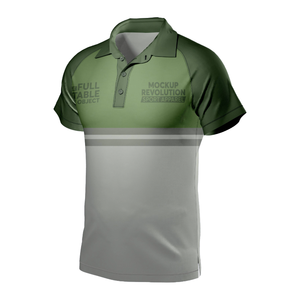 Polo pour homme imprimé, écologique et durable, respirant, à manches courtes, décontracté - Product Image 3