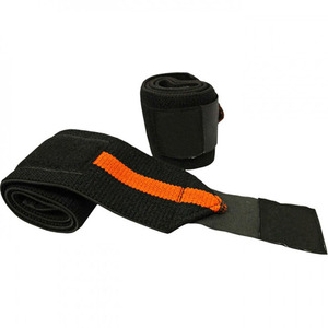 Bande de soutien pour poignet de musculation élastique avec logo personnalisé, fermeture à boucle/aimant, sangle de gym unisexe de haute qualité - Product Image 2