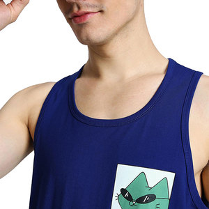 Top Selling Men's Undershirt Tank Tops Breathable Quick Dry Premium High Quality Best New Design 100% Cotton Material Custom - Product Image 6