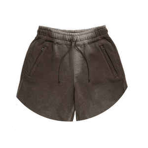 Shorts délavés tendance pour hommes en molleton 100 % coton, shorts décontractés pour garçons, shorts d'été pour hommes - Product Image 4