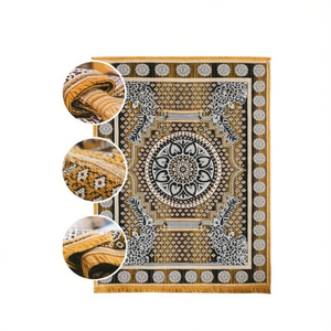 Alfombra Oriental Minimalista Lavable de 5x7 para Sala de Estar u Hotel - Product Image 2