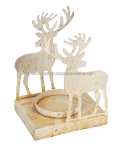 (Corte de grabado) Decoración del hogar al aire libre e Interior Portavelas hecho a mano Galvani Zed para Interior Holiday Home Christmas Decor - Product Image 1