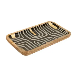Plateau de présentation en métal fait main de luxe pour les collections de décoration intérieure de boutiques, les designers d'intérieur, les architectes et les détaillants haut de gamme - Product Image 1