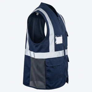 Custom High-Visibility Reflective Safety Vest, Protective Wear for <b>Security</b>, Sanitation, Construction, Road Work and Events - Product Image 5