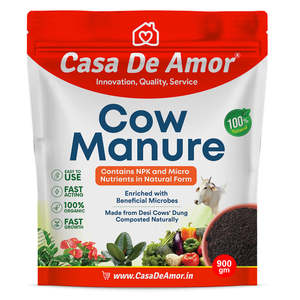 Engrais de fumier de vache et de compost Casa De Amor pour jardin domestique, contient NPK et micro-nutriments, microbes bénéfiques pour les plantes - Product Image 2