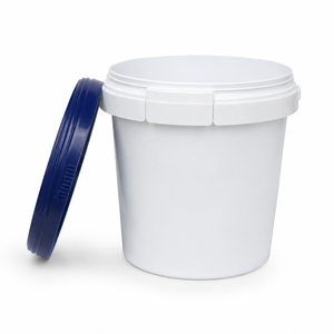 5L Open Top PP Plastic Paint <b>Bucket</b> Paint Pail <b>with</b> <b>Lid</b> OEM IML Printing - Product Image 1