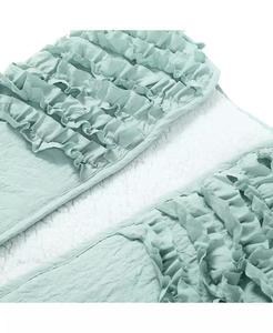 Arredamento lussureggiante per bambini sirena con volant coda di sirena Sherpa | Arredamento lussureggiante - Product Image 2