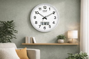 Hot Sale SQ SEZ Sweep <b>Clock</b> With Easy To Read Non Ticking Design Perfect For Bedroom Kitchen Available In Bulk Quantity - Product Image 3