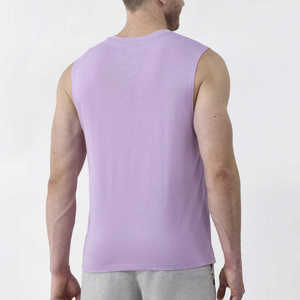 Hawk Eye Sports Débardeur sans manches à col en V 100% personnalisable pour hommes 100% coton Séchage rapide Vêtement décontracté - Product Image 3