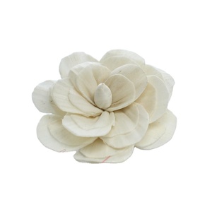 Natural Eco-Friendly Sola <b>Wood</b> Camellia <b>Flowers</b> for Christmas & Easter Party & Home Decor Handmade Box Packed Decoration - Product Image 1