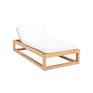 Sillón de Exterior de Diseño con Estructura de Teca Sólida y Función Reclinable - Product Image 2