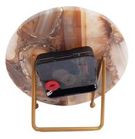 Reloj de Pared de Resina Hecho a Mano de Lujo, Moderno, Impermeable, con Luz Nocturna, Funciona con Batería, para Pascua, Bodas, Jubilaciones, Ramadán, Hogar