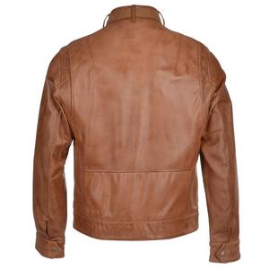 Chaqueta de Cuero para Hombre, Estilo Urbano, Personalizada, Nueva Colección 2026, Transpirable, Piel de Vacuno, Servicio OEM, Cierre de Cremallera Frontal - Product Image 5