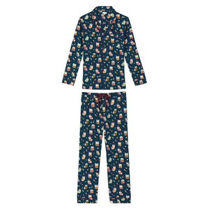 Ensemble de pyjama 2 pièces pour homme au design unique, personnalisable OEM, avec manches longues, extensible, imprimé ou uni - Product Image 5