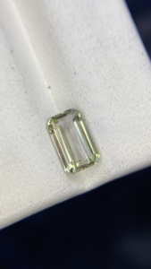 Pierre de Tanzanite Naturelle Certifiée Non Chauffée, Couleur Bio, Taille Émeraude Octogonale, Zoisite Naturelle Tanzanite 1,68 Carat, Clair comme un cristal - Product Image 6