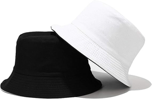 Chapeau Bob Uni 100% Polyester avec Broderie Strass et Chaînes pour Homme et Femme, Idéal pour l'Été, les Activités de Plein Air, Pliable, Décontracté, pour le Voyage - Product Image 3