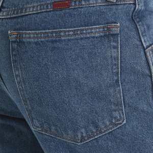 Fashion <b>Men's</b> Lightweight Mid Waist Denim <b>Jeans</b> Classic Casual <b>Drawstring</b> Closure Eco-Friendly - Product Image 5