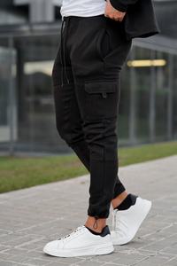 Survêtement personnalisé 500 GSM Fleece Cotton Blank Colors Hoodie et Jogger Pants Survêtements Hommes - Product Image 4