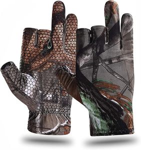 Hunting Gloves Fingerless Gloves Pro Anti-Slip Sun Protection Hunting Outdoors - Product Image 1