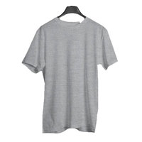 NOUVEAU T-shirt Homme Oversize en Coton Tricoté à Col Rond, Séchage Rapide, Respirant, Uni, Décontracté, Luxe, Écologique, Anti-Bactérien, Été