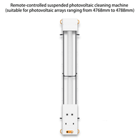 Robot de nettoyage de panneaux solaires suspendus télécommandé X6, nettoyage à sec et humide pour centrale photovoltaïque