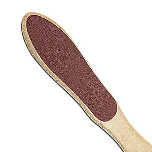 Râpe à pieds UBI 26 cm double face pour callosités et cors, outil de pédicure humide/sec, lime à pieds avec manche en bois pour usage domestique - Product Image 4