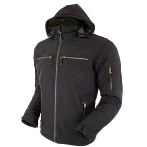 Sudadera con capucha para hombre, con cremallera, de invierno, ecológica, transpirable, de forro polar, con logo personalizado, de secado rápido, básica, de algodón. - Product Image 6