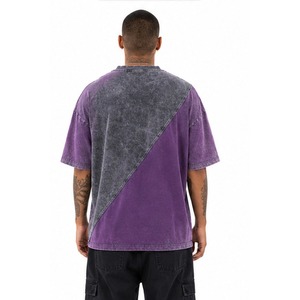 T-shirt Homme Personnalisable avec Logo, Coupe Classique, Effet Délavé, Anti-Plis, Écologique, Respirant, Séchage Rapide, 100% Coton Tricoté - Product Image 2