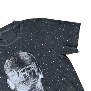 Camiseta personalizada para hombre con pedrería, 100% algodón, camiseta vintage estampada con pedrería, camiseta para hombre con material de alta calidad - Product Image 4