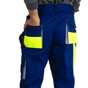 Pantalones Reflectantes de Alta Visibilidad con Ajuste Regulable, Impermeables y Ligeros para Trabajadores al Aire Libre y en Carretera - Product Image 4