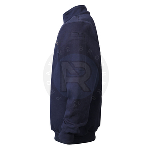 <b>Men</b> Quarter Zipper Sweatshirt Premium Quality Long Sleeve Casual <b>Pullover</b> Top Comfortable Warm Fleece Sports Outdoor Fitness - Product Image 2