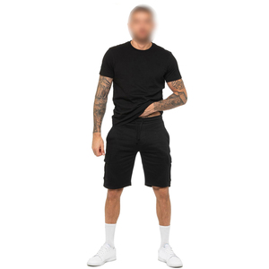 OEM ODM Lavable a máquina Buen proveedor Venta caliente En un solo color Último producto 2026 Crea tus propios conjuntos de camiseta y pantalón corto de verano - Product Image 1