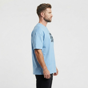 Camiseta Básica Informal de Algodón 100% Premium para Hombre, Camiseta Clásica de Cuello Redondo de Algodón Jersey, Camisetas de Cuello Redondo de Algodón con Logotipo Personalizado - Product Image 6