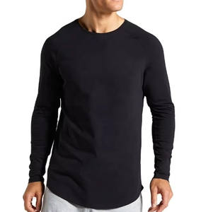 เสื้อยืดแขนยาวขนาดใหญ่พิเศษ 230 กรัม สกรีนโลโก้ได้ ผ้าฝ้าย 100% เสื้อเชิ้ตแบบลำลอง ผ้าถักเนื้อนุ่ม เป็นมิตรกับสิ่งแวดล้อม เสื้อผู้ชาย - Product Image 1