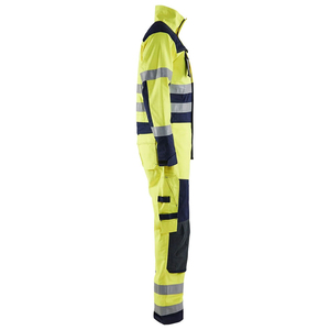 high visibility routine workwear hi vis coverall breathable safety focused utility clothing hi vis coverall reflective <b>strip</b> - Product Image 6