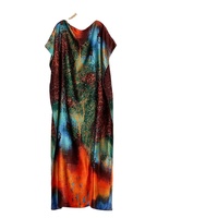 Nouvelles Tendances Robe Abaya Kaftan Femme Musulmane Ouverte à Capuche en Chiffon Brodé Manches Chauve-Souris Style Turc Africain Boubou