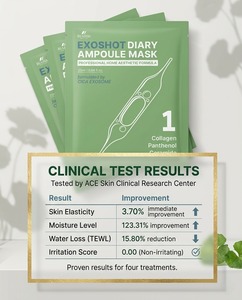 BIAIfekt EXOSHOT Diary Ampoule Masque Visage Collagène Panthénol Céramide Anti-Âge Éclaircissant Pores Hydratant Exfoliant - Product Image 5