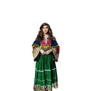 ชุดเดรสคอตตอนงานปักลาย kuchi afghan งานทำด้วยมือ - Product Image 1